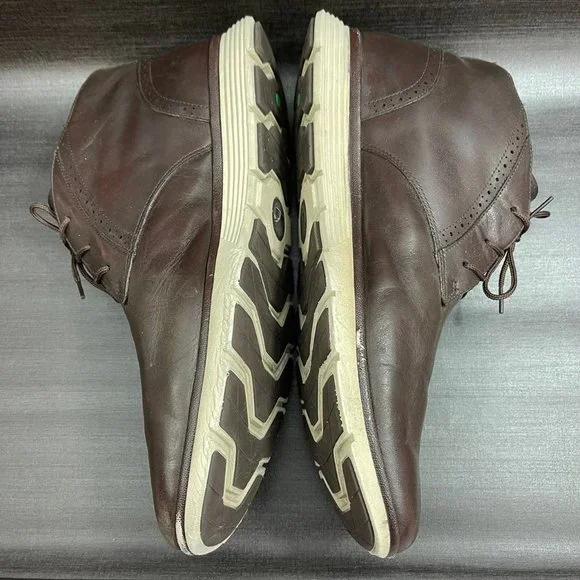 Timberland Franklin Park Chukka Boots Men's Size 12 Brown Leather Lace Shoes - Picture 9 of 11